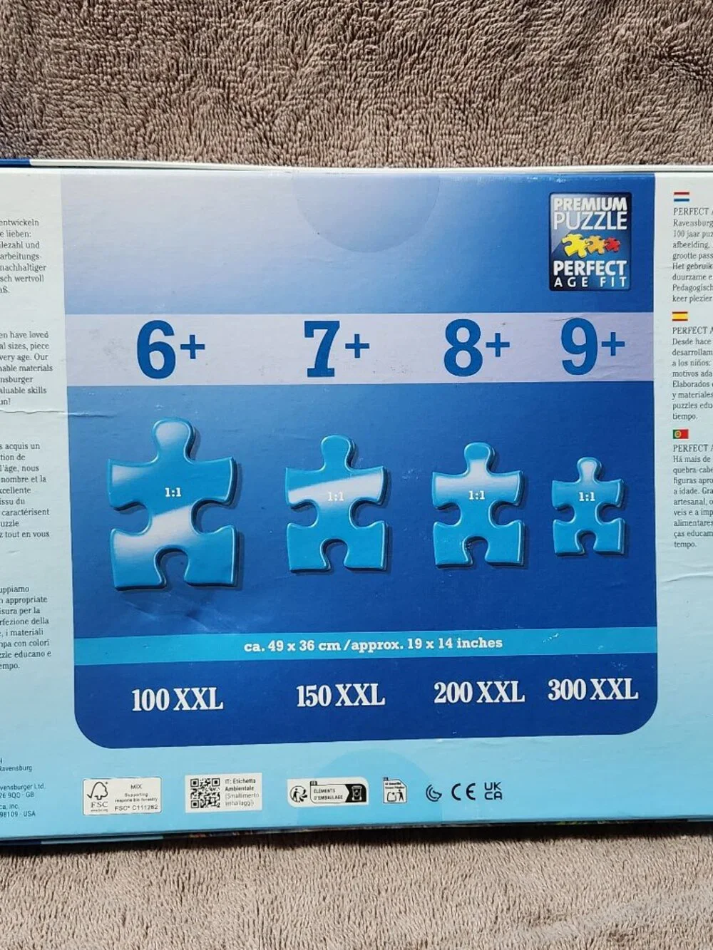 Ravensburger Jungle Print Premium Perfect Age Fit 100 XXL Piece Jigsaw Puzzle
